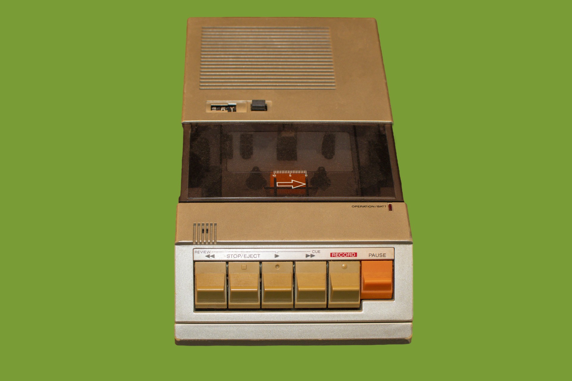 Vintage cassette player from the 70s Vintage cassette player from the 70s